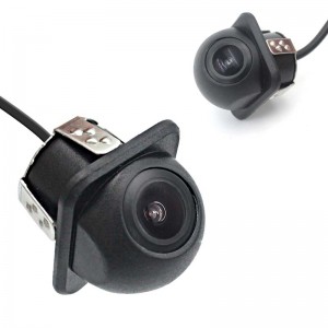 Smartour รถด้านหลังดูกล้องย้อนกลับ Aid รถย้อนกลับเลนส์ Fisheye สีดำ Night Vision กล้องสำรองกันน้ำ MP-C408