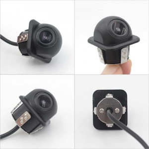 स्मार्टौर कार रियर व्यू कैमरा रिवर्सिंग सहायता वाहन रिवर्स ब्लैक फिशआई लेंस नाइट विजन वॉटरप्रूफ बैकअप कैमरा MP-C408