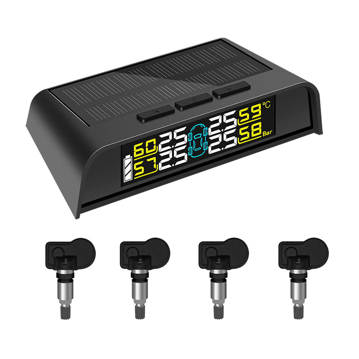 High-Quality OEM Tire Air Sensor Suppliers Quotes –  Wired TPMS For cars Tire pressure monitoring system with Japanese battery,stable performance  – Minpn