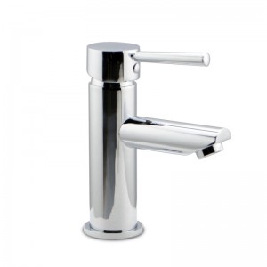 Euro Round Solid Brass Chrome Basin Mixer Tap Vanity Tap