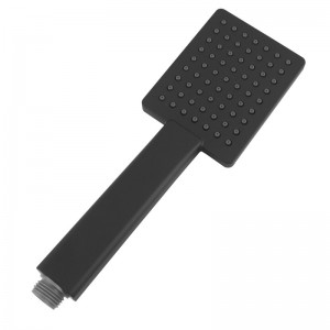 Black Square Hand held Shower Only