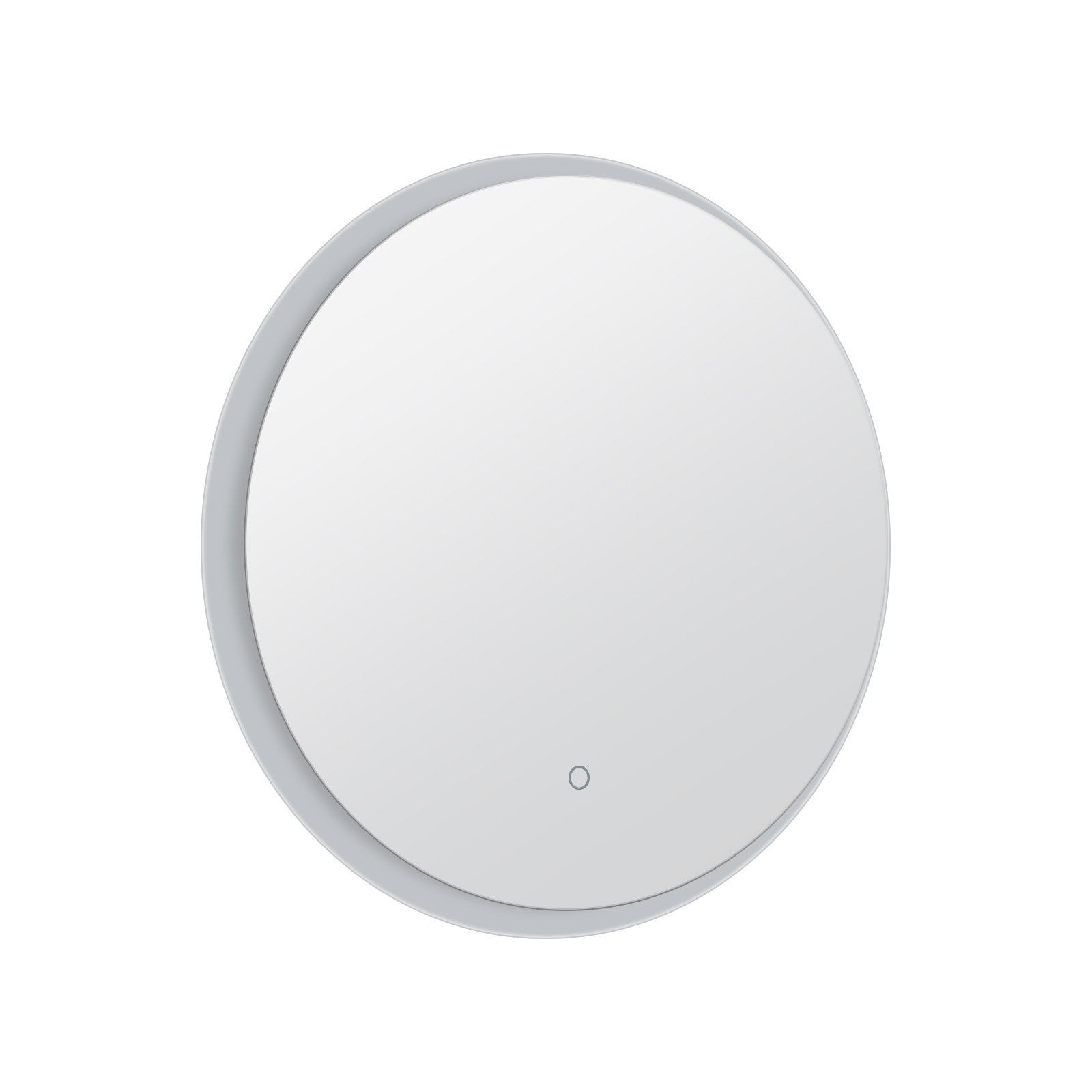 Round Crescent Rim LED Mirror