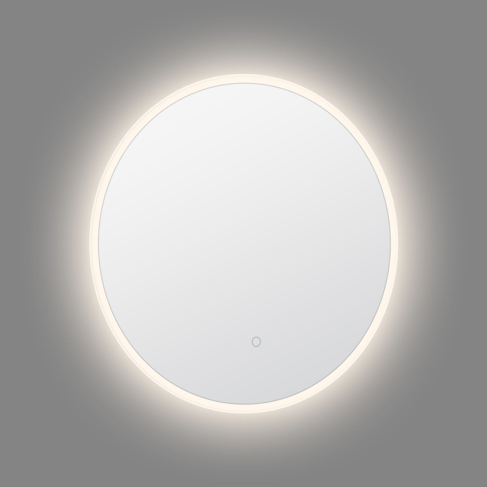 Round Edge-Lit LED Mirror
