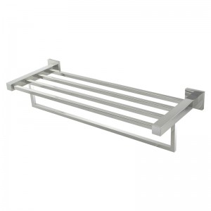 High reputation Washing Machine Stop Tap - Ottimo Chrome Towel Rack 600mm Stainless Steel Wall Mounted – Miracle