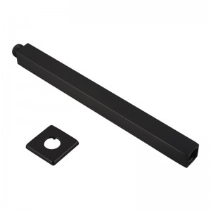 300mm Ceiling Shower Arm Stainless Steel 304 Square Black