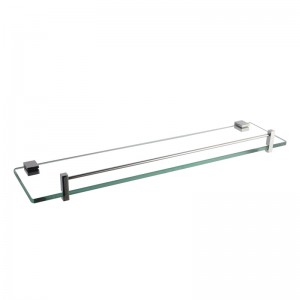 Ottimo Chrome Glass Shelf Holder 500mm Stainless Steel