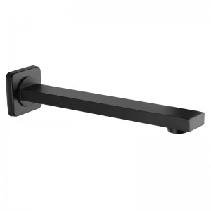 Factory Outlets Buthtub - Square Black Bathtub/Basin Water Spout Bath Spout Wall Mounted – Miracle