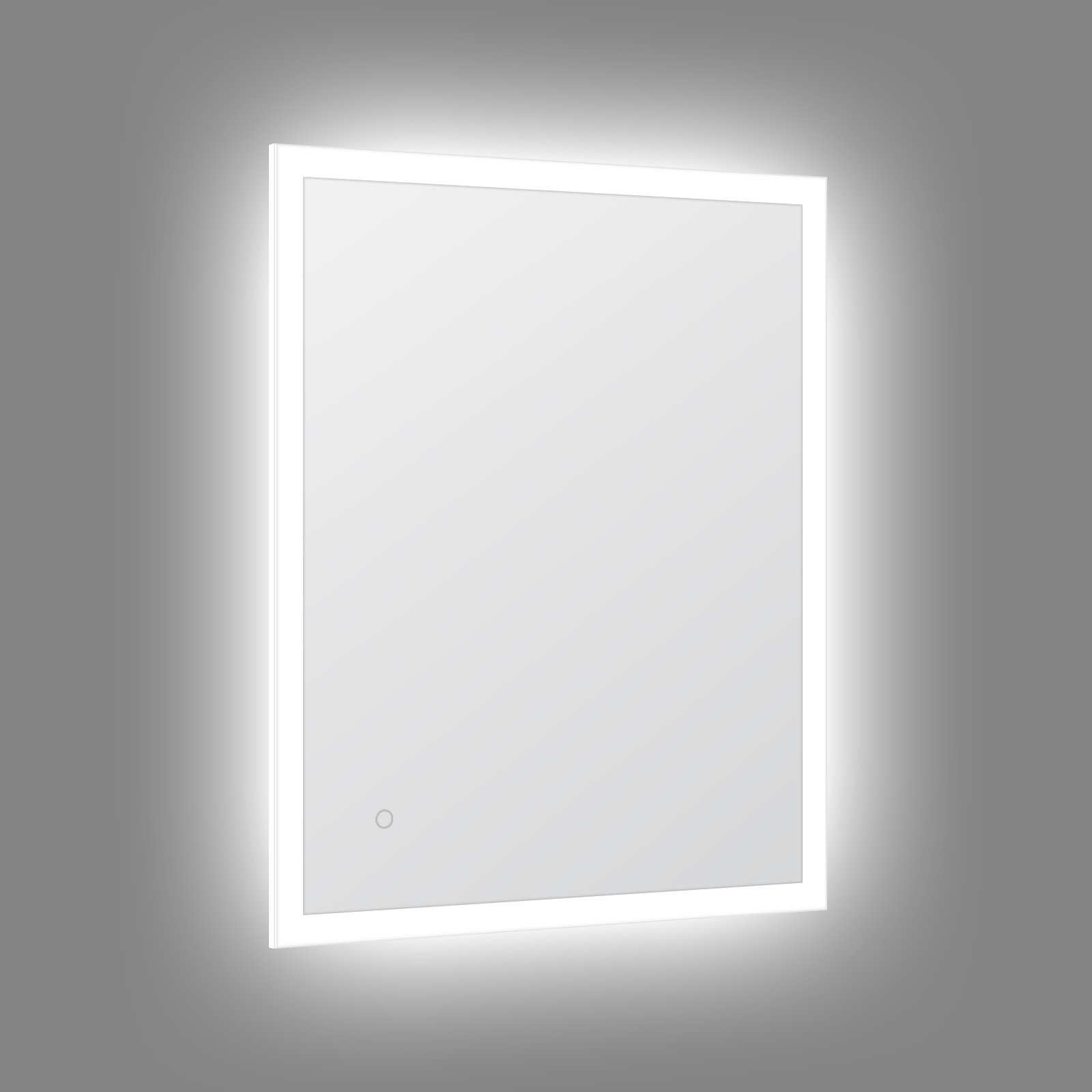 Rectangle Edge-Lit LED Mirror Rectangle Right-Angle
