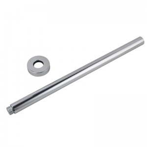 400mm Ceiling Chrome Ceiling Shower Arm Round Stainless Steel 304