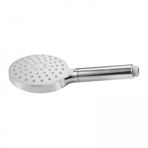 Round Chrome ABS 3 Functions Handheld Shower Head Only