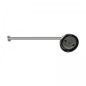Euro Pin Lever Round Chrome Hand Towel Holder Stainless Steel Wall Mounted