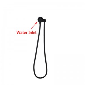 Factory Price Shower - Round Matt Black Shower Holder Wall Connector & Hose Only – Miracle