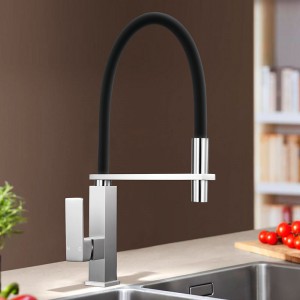 Ottimo 360° Swivel Chrome Kitchen Sink Mixer Tap Hot & Cold Tap
