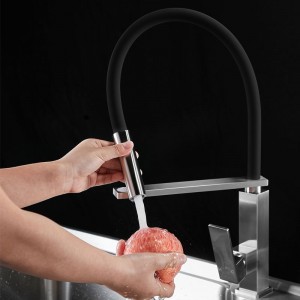 Ottimo 360° Swivel Chrome Kitchen Sink Mixer Tap Hot & Cold Tap