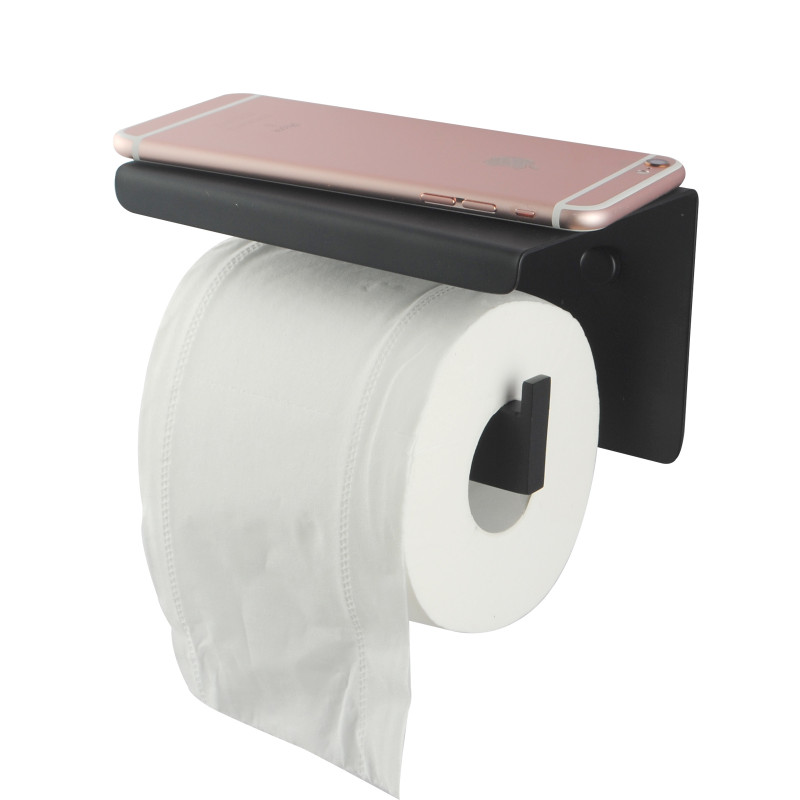 Ottimo Matt Black Toilet Paper Holder