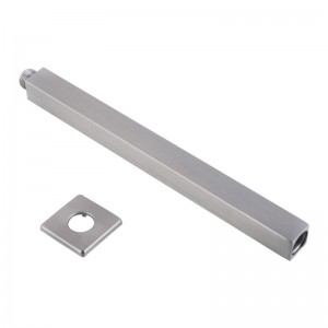 300mm Square Ceiling Shower Arm Brushed Nickel Stainless Steel 304
