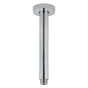 200mm Round Chrome Ceiling Shower Arm Solid Brass