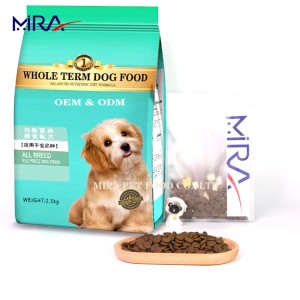 Discount wholesale Dry Dog Food Suppliers - OEM ODM Dry dog food China Factory Customized with Chicken Beef Fish – Mira