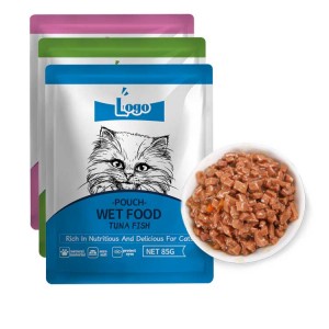 Wholesale wet cat food pouch China manufacturer wet food for cat