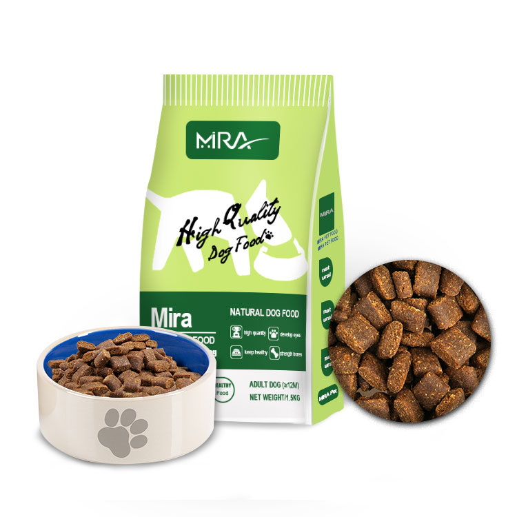 OEM the natural dog food company and manufacturer in China with customized flavor