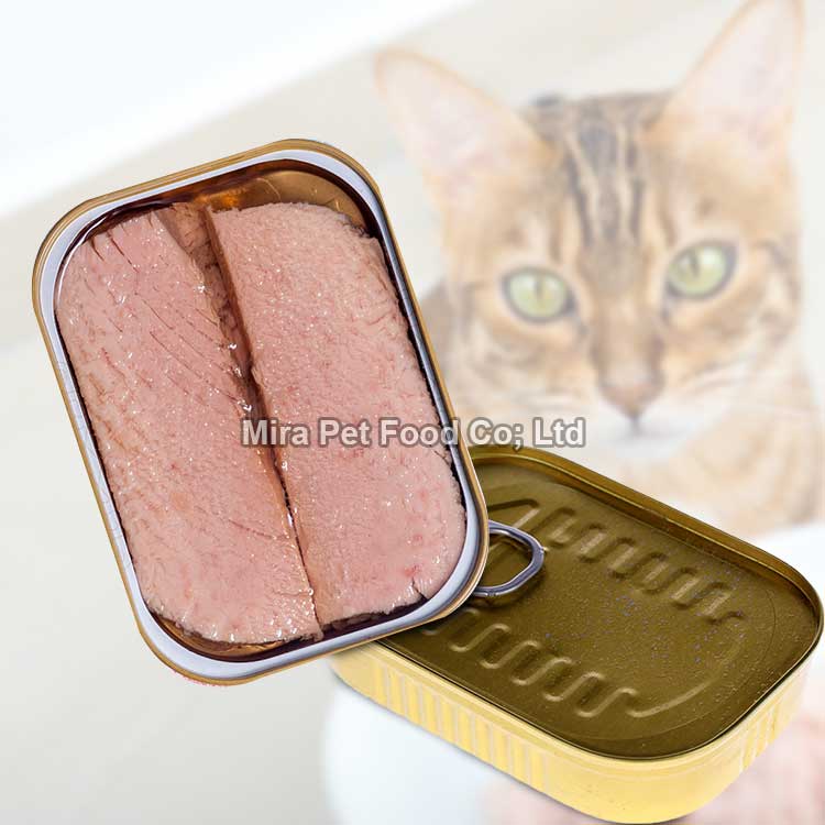 Wet cat food factory, canned cat food wet with beef ,chicken, tuna