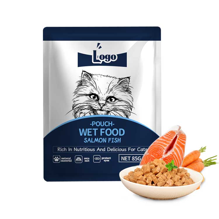 Cat wet food pouch salmon and more flavor OEM ODM China manufacturer Featured Image