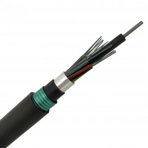 Manufacturers Double sheath 24 Cores Single Mode Armored Ducts GYTA Fibre Optic Cable