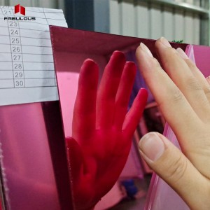 Pink Acrylic Mirror Sheet