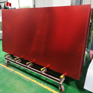 factory Outlets for China Advertisement Supplier Custom PMMA Cut High Glossy Translucent Red Cast Acrylic Sheet