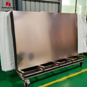 Professional China Shandong Anti-Scratch Rose Gold Mirror China Plexiglass Panel Raw Material