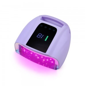 Matte Violet Pro Cure Cordless 96w LED UV Lamp