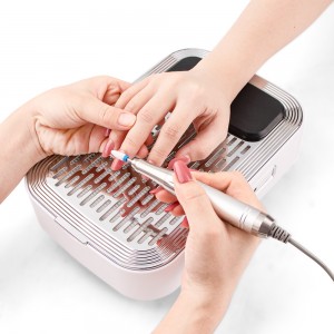 80W Strong Suction  Wireless Nail Dust Collector
