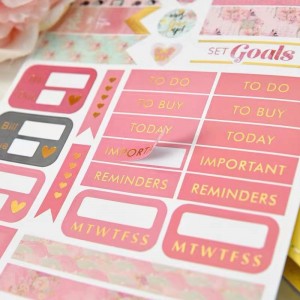 Agenda Reminder life Planning Functional Stickers Planner Decoration