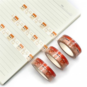 Clear Foil Overlay Washi Tapes For Planning And Scrapbooking