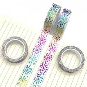 Custom Design Your Own Stickers Decoration Adhesive Rose Foil Washi Tape