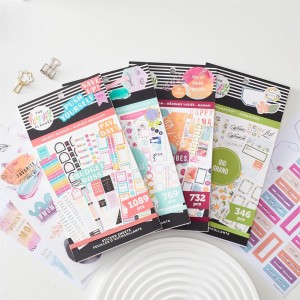 Custom Elegant Planner Stickers For DIY Arts Crafts Journal Decorative Sticker Book