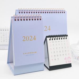 Přizpůsobený přenosný stolní kalendář Mini Coil