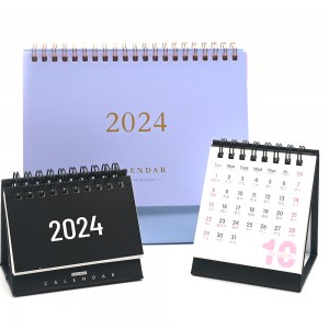 Customized Mini Coil Desk Calendar Portable