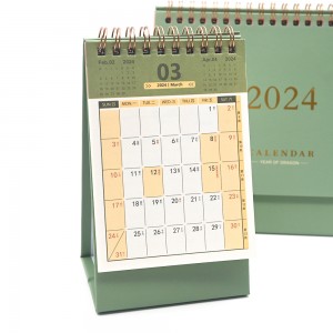Dekoratīvie kancelejas piederumi skolas piederumi Diy mini galda kalendārs