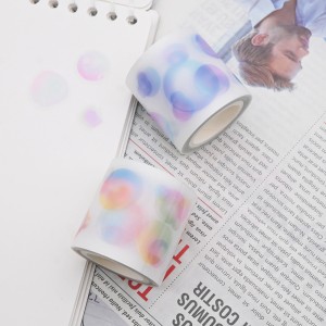 Kiss Cut PET Tape Journaling Scrapbook ເຄື່ອງຫັດຖະກໍາ DIY