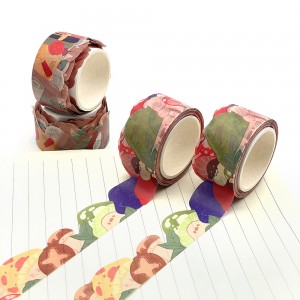 Produsen ora duwe aturan baku Die Cut Washi Tape Printing
