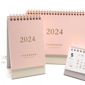 Small Coil Desk Calendar Ideal For Traveling