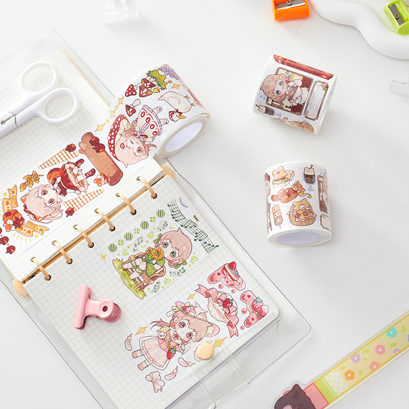 20 Rolls/box INS Cute Masking Washi Tape Set Girl Heart Decorative Tape DIY  Scrapbooking Diary Journal Stickers Korean Stationer - AliExpress