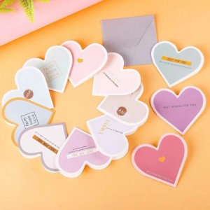 Good Wholesale Vendors Colourful Sticky Notes - Wholesale Custom Memory Greeting Double Side Print Card Postcard – Misil Craft