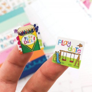High Quality Eco Friendly Custom Printing Outdoor Cute Anime Kids Cut Sticker For Scrapbooking