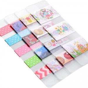 Personalized Customize Popular Transparent PVC Washi Cards