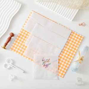 Our clear kraft envelopes are perfect