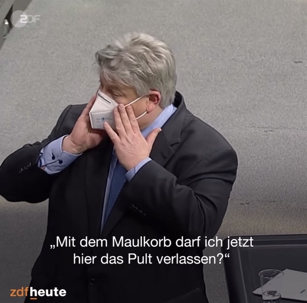 The highest authorities in Germany are wearing our 1AK masks