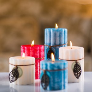 Creative Handmade Home Decoration Scented Pillar Candle for wedding Party Scented Candle Set