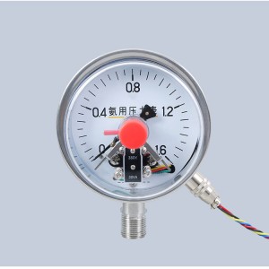 KHXC-100BF 1.6MPa all stainless steel ammonia electrical contact pressure gauge
